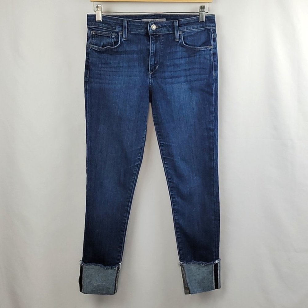 Joe's Jeans Dark Blue Ankle & Cropped